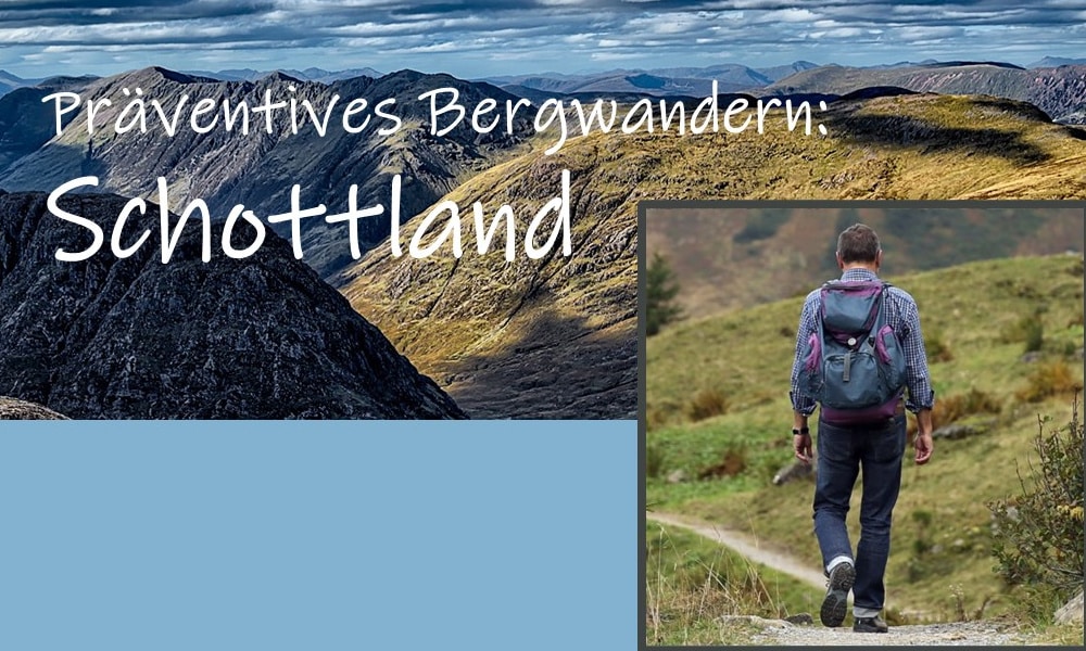 schottland präventives Bergwandern Schottland